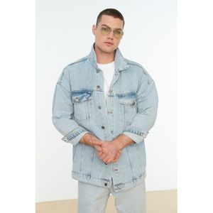 NWT Trendyol Men Oversize Lapel collar Denim Jacket